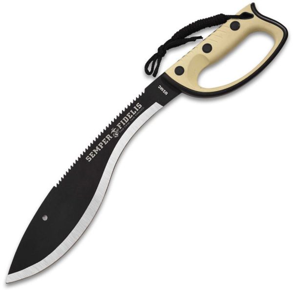 United Cutlery USMC Sawback Kukri 14.5" Fixed Blade Knife