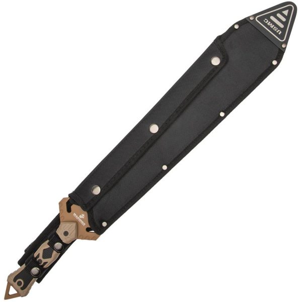United Cutlery USMC Desert Ops 17.25" Tactical Fixed Blade Sword