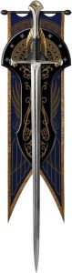 United Cutlery LOTR Anduril 1060HC Steel Sword Museum Collection