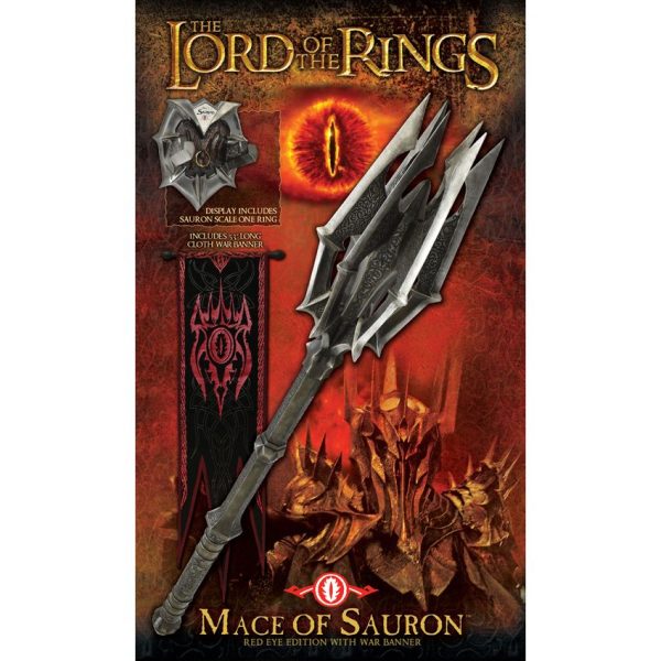 United Cutlery LOTR Mace Of Sauron Red Eye 51" Replica