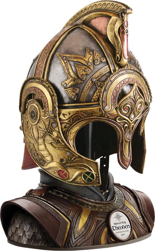 United Cutlery LOTR Helm King Theoden 20" Replica Display