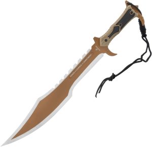 United Cutlery USMC Desert Ops Spartan Fixed Blade Sword