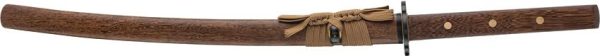 United Cutlery Shikoto Tigerwood Wakizashi T10 Steel Sword