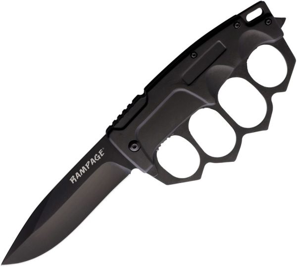 United Cutlery Rampage Trench Linerlock Black Aluminum