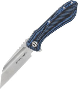 United Cutlery Honshu Sumorusodo Folding Knife 7Cr17MoV Black Blue