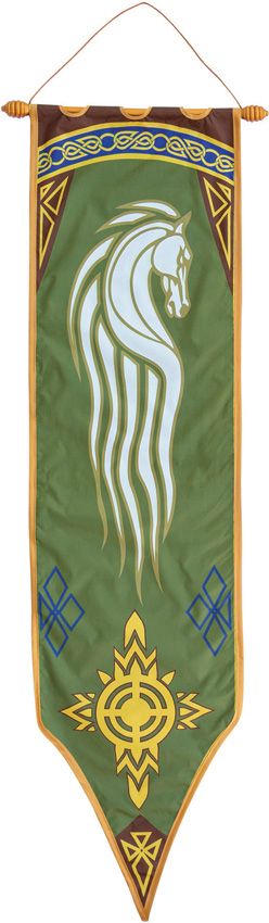 United Cutlery LOTR Rohan Banner Official Licensed Collectible