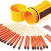 UCO00031.jpg UCO Stormproof Match Kit Yellow 25 Matches 3 Strikers