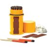 UCO00031_add_01.jpg UCO Stormproof Match Kit Yellow 25 Matches 3 Strikers