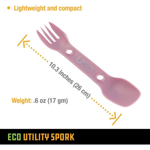 UCO00049_add_02.jpg UCO Eco Utility Spork Two-Pack Green/Lavender
