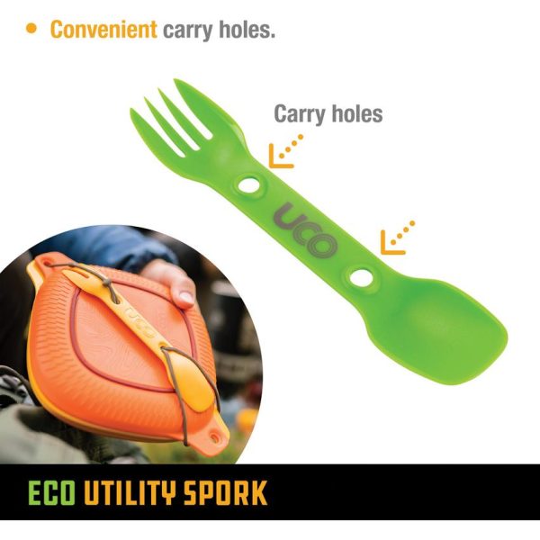 UCO00049_add_03.jpg UCO Eco Utility Spork Two-Pack Green/Lavender