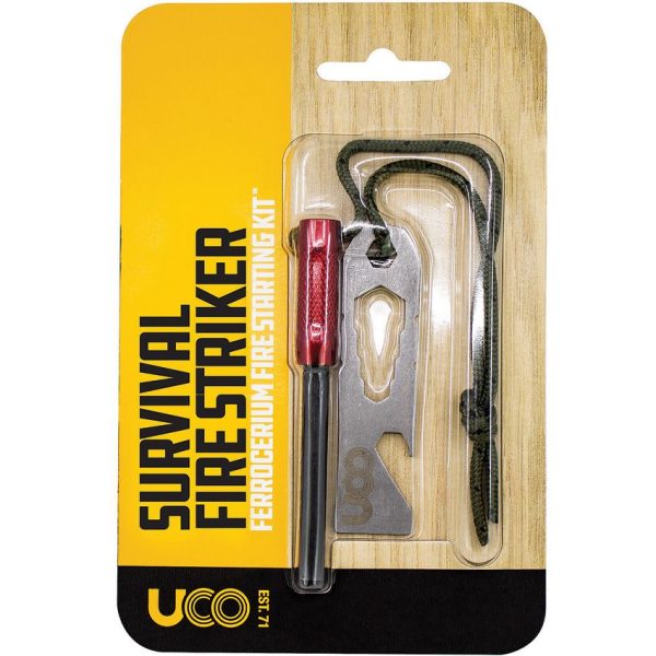 UCO Survival Fire Striker 3000 Red Aluminum