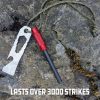 UCO Survival Fire Striker 3000 Red Aluminum
