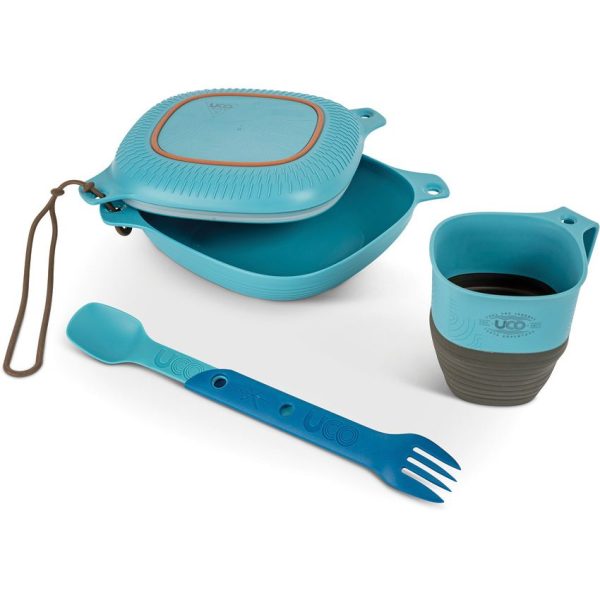 UCO Six Piece Mess Kit Venture Blue Tan