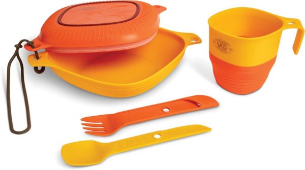 UCO Six Piece Mess Kit Sunrise Yellow Orange