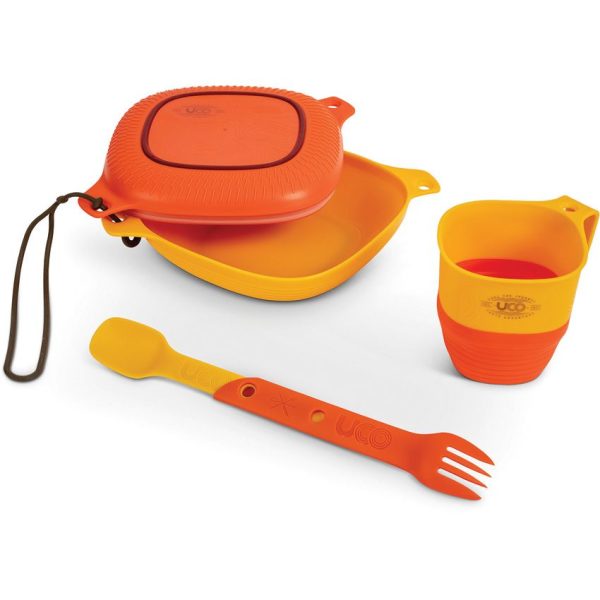 UCO Six Piece Mess Kit Sunrise Yellow Orange