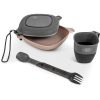 UCO Six Piece Mess Kit Black/Gray Polypropylene