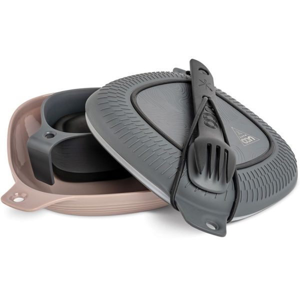 UCO Six Piece Mess Kit Black/Gray Polypropylene