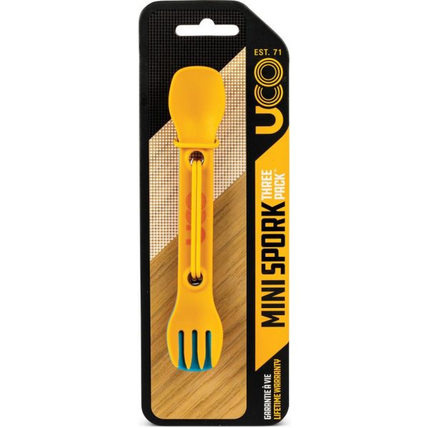 UCO Mini Spork Three Pack Classic Nylon