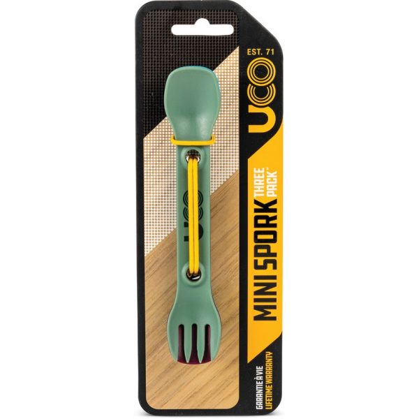 UCO Mini Spork Three Pack Terra Nylon