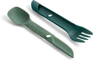 UCO Switch Spork Utensil Set Camp Green