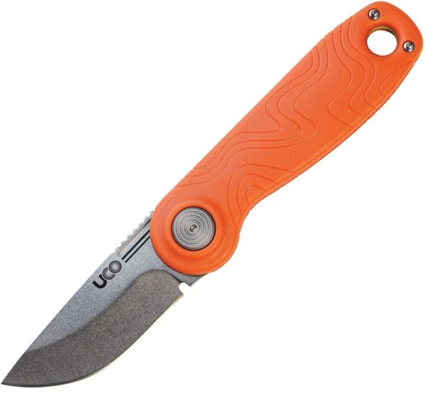 UCO00575.jpg UCO Ingalls Slip Joint Orange Nylon Folding Knife