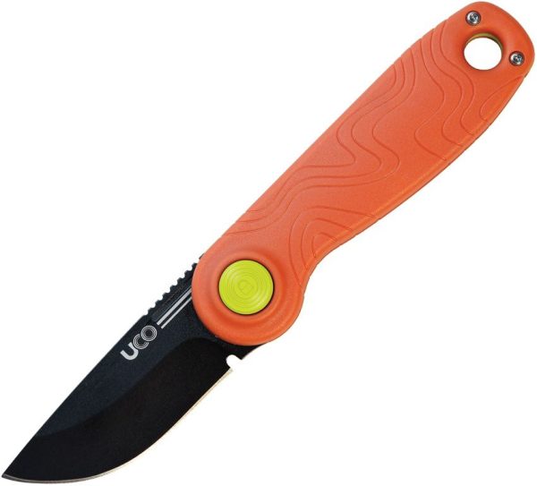 UCO00587.jpg UCO Ingalls Switch Lock Orange Folding Knife