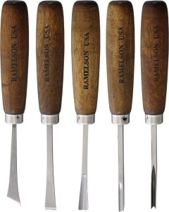 UJ Ramelson Basic Woodcarving Tool Set 5-Piece