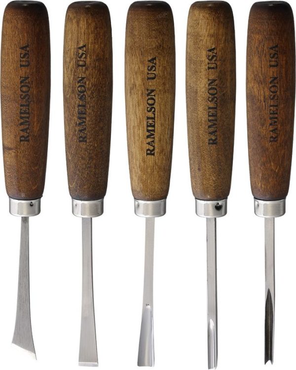 UJ Ramelson Basic Woodcarving Tool Set 5-Piece