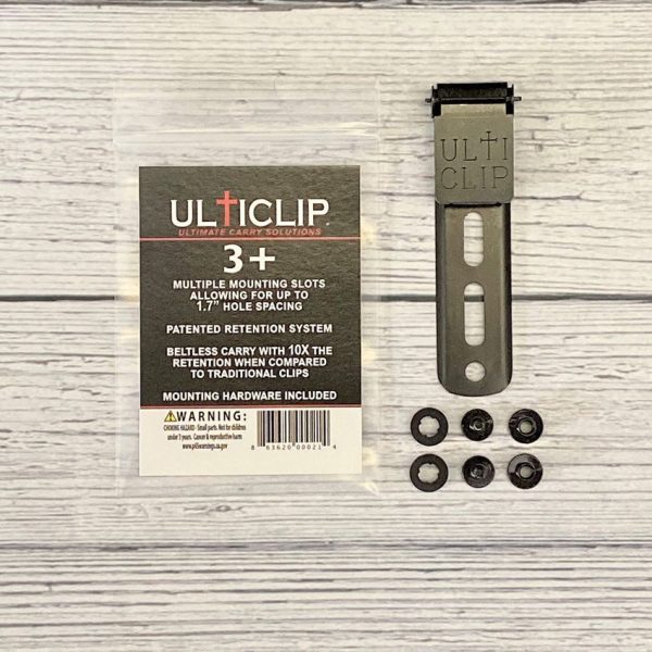 Ulticlip UltiClip3+ Knife Clip - Multiple Mounting Slots