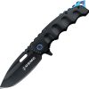 USMC Framelock A/O Tanto Black Knife