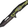 USMA3001GN.jpg USMC Linerlock A/O Tanto Black/Green FRN