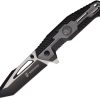 USMC Linerlock A/O Tanto Black/Gray FRN