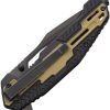 USMC Linerlock A/O Tanto Black/Tan FRN
