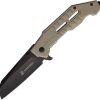 USMC Linerlock A/O Wharncliffe G10 Tan