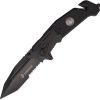 USMC Linerlock A/O Assisted Opening - Black G10