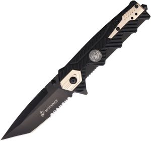 USMC Linerlock A/O Assisted Opening - Tan Nylon