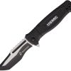 USMC Linerlock A/O Modified Tanto - Black Nylon