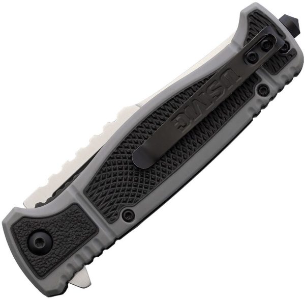 USMA3005GY_add_01.jpg USMC Linerlock A/O Modified Tanto - Gray Nylon