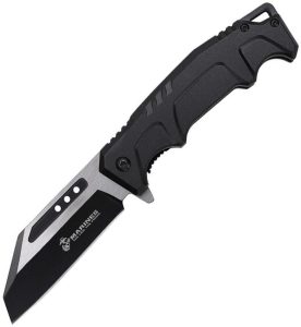 USMA3006BK.jpg USMC Linerlock A/O Wharncliffe - Aluminum Black