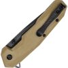 USMC Linerlock A/O Tanto Tan Nylon Serrated
