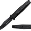 USMC Linerlock A/O Black Aluminum 3Cr13MoV