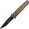 USMC Linerlock A/O Green Aluminum 3Cr13MoV