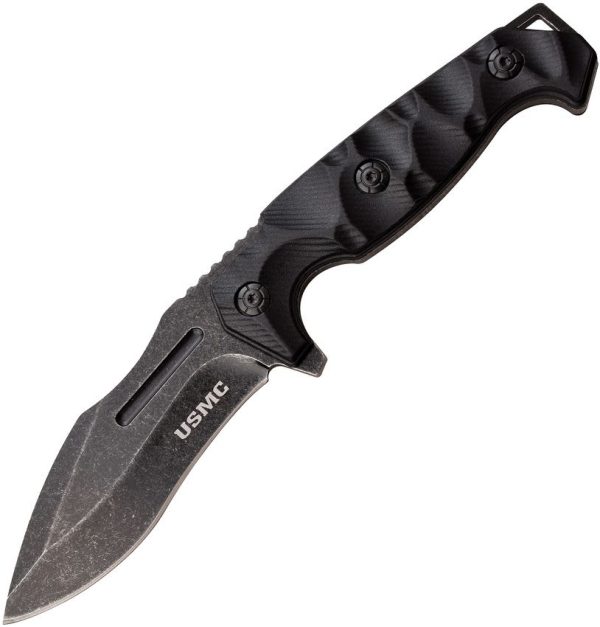 USMC Fixed Blade 4-inch Stonewash FRN