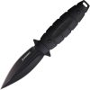 USMC Fixed Blade Black 4.25" Dagger Stainless Steel Knife