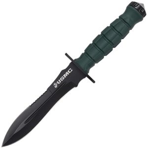 USMFIX3002GN.jpg USMC Fixed Blade Sawback 6.63-inch Green