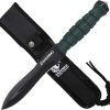 USMC Fixed Blade Sawback 6.63-inch Green
