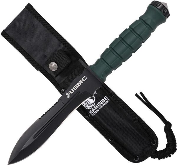 USMC Fixed Blade Sawback 6.63-inch Green