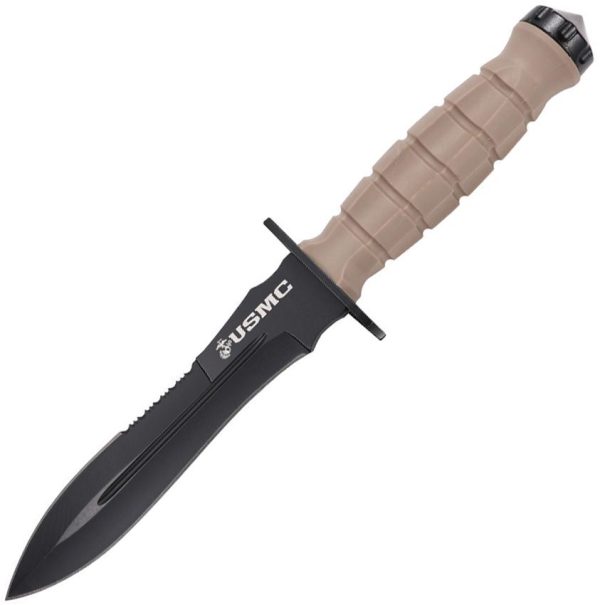 USMFIX3002TN.jpg USMC Fixed Blade Sawback 6.63-inch Tan