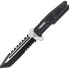 USMC Fixed Blade Tanto 6-inch Black