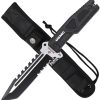 USMC Fixed Blade Tanto 6-inch Black